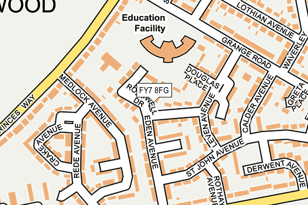 FY7 8FG map - OS OpenMap – Local (Ordnance Survey)