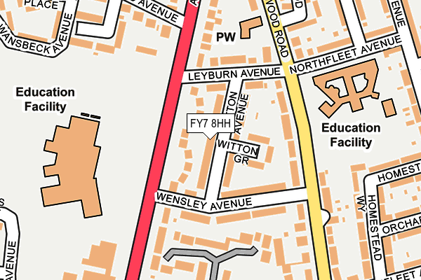 FY7 8HH map - OS OpenMap – Local (Ordnance Survey)