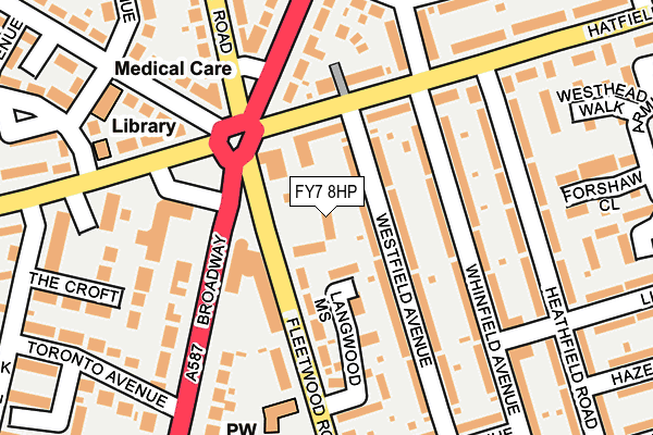 FY7 8HP map - OS OpenMap – Local (Ordnance Survey)