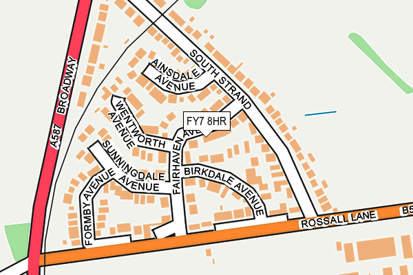 FY7 8HR map - OS OpenMap – Local (Ordnance Survey)