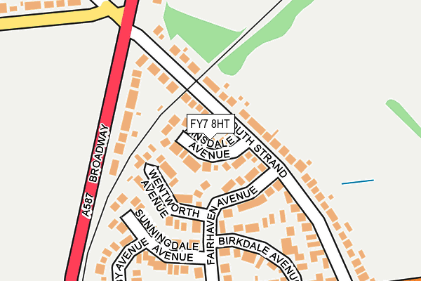 FY7 8HT map - OS OpenMap – Local (Ordnance Survey)