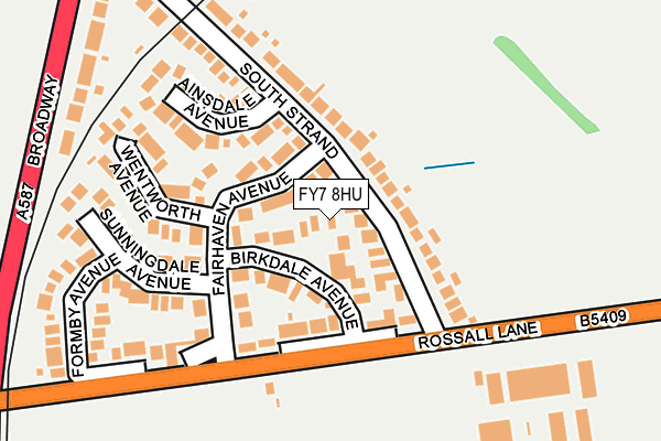 FY7 8HU map - OS OpenMap – Local (Ordnance Survey)