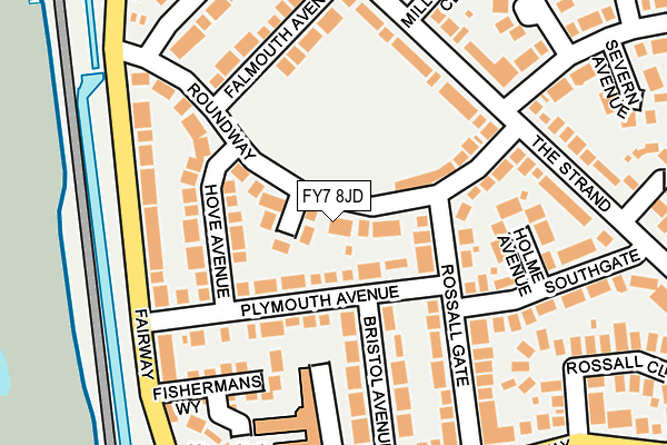 FY7 8JD map - OS OpenMap – Local (Ordnance Survey)