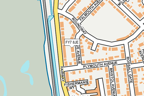 FY7 8JE map - OS OpenMap – Local (Ordnance Survey)