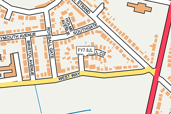 FY7 8JL map - OS OpenMap – Local (Ordnance Survey)