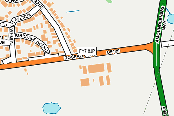 FY7 8JP map - OS OpenMap – Local (Ordnance Survey)