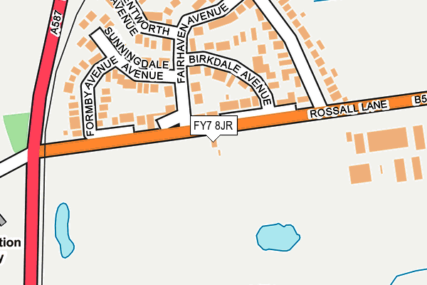 FY7 8JR map - OS OpenMap – Local (Ordnance Survey)