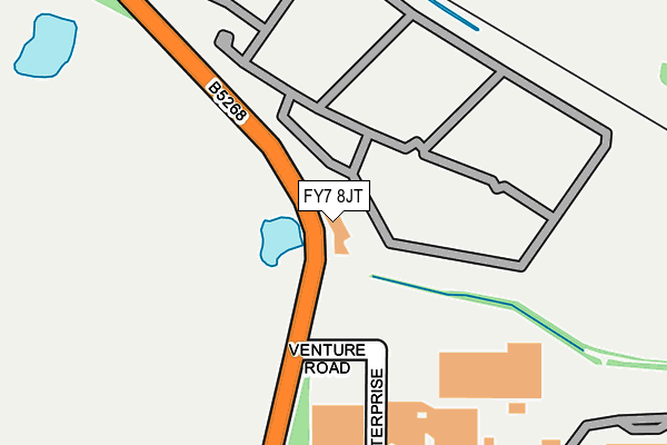 FY7 8JT map - OS OpenMap – Local (Ordnance Survey)