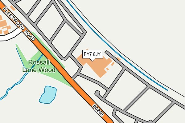 FY7 8JY map - OS OpenMap – Local (Ordnance Survey)