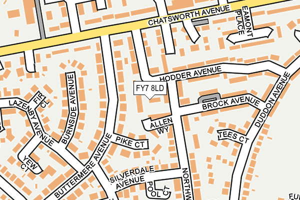 FY7 8LD map - OS OpenMap – Local (Ordnance Survey)