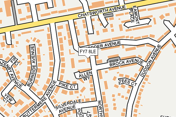 FY7 8LE map - OS OpenMap – Local (Ordnance Survey)