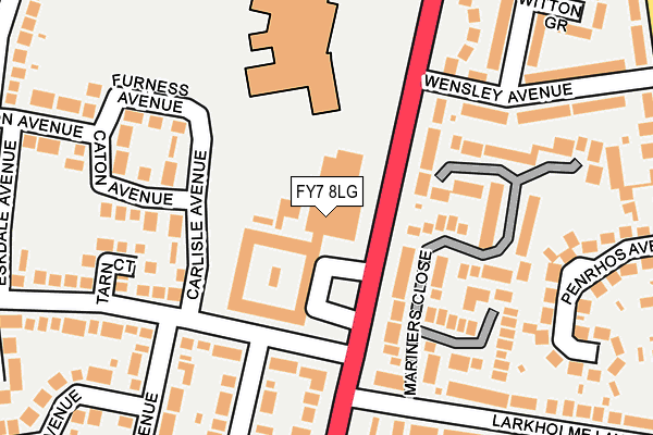 FY7 8LG map - OS OpenMap – Local (Ordnance Survey)