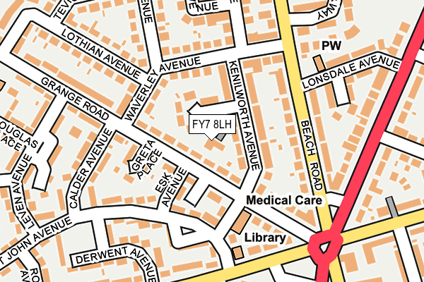 FY7 8LH map - OS OpenMap – Local (Ordnance Survey)