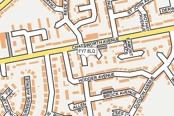 FY7 8LQ map - OS OpenMap – Local (Ordnance Survey)