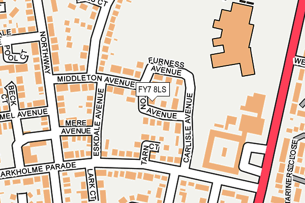 FY7 8LS map - OS OpenMap – Local (Ordnance Survey)