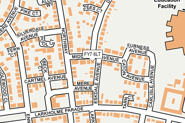 FY7 8LT map - OS OpenMap – Local (Ordnance Survey)