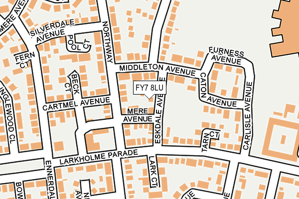 FY7 8LU map - OS OpenMap – Local (Ordnance Survey)