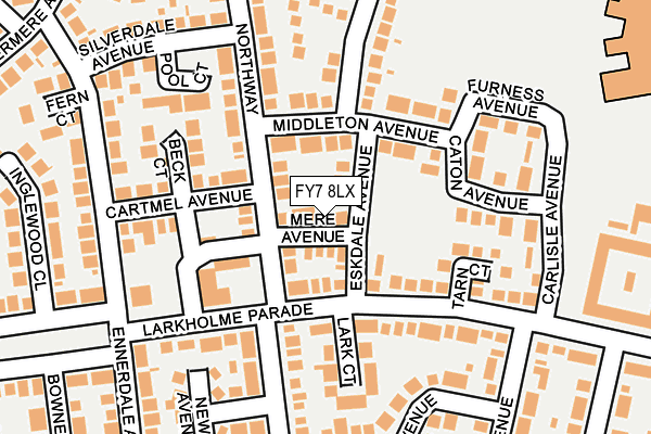 FY7 8LX map - OS OpenMap – Local (Ordnance Survey)