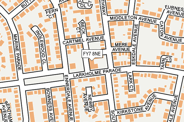 FY7 8NE map - OS OpenMap – Local (Ordnance Survey)