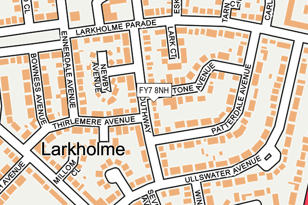 FY7 8NH map - OS OpenMap – Local (Ordnance Survey)