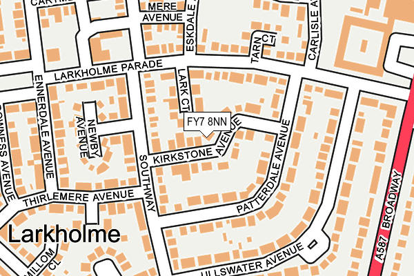 FY7 8NN map - OS OpenMap – Local (Ordnance Survey)