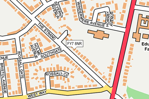 FY7 8NR map - OS OpenMap – Local (Ordnance Survey)