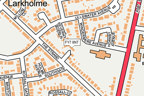 FY7 8NT map - OS OpenMap – Local (Ordnance Survey)