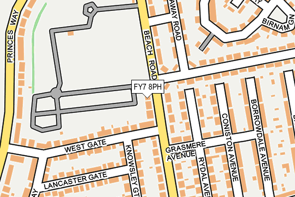 FY7 8PH map - OS OpenMap – Local (Ordnance Survey)