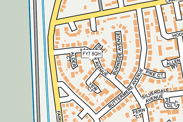 FY7 8QH map - OS OpenMap – Local (Ordnance Survey)