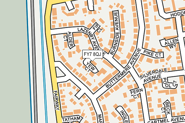 FY7 8QJ map - OS OpenMap – Local (Ordnance Survey)