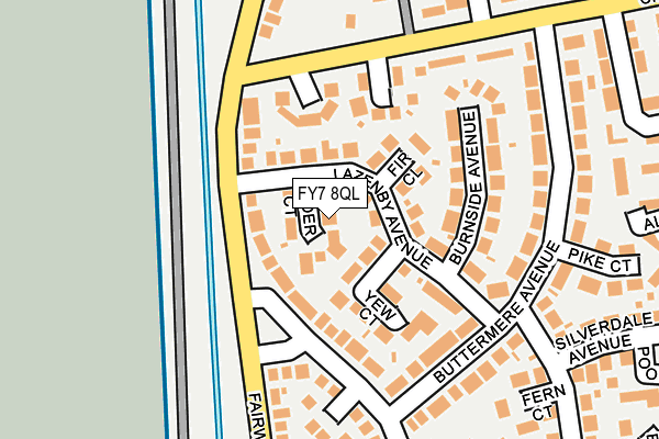 FY7 8QL map - OS OpenMap – Local (Ordnance Survey)