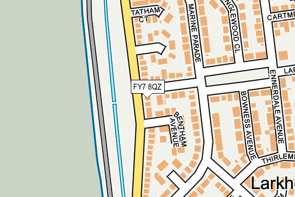 FY7 8QZ map - OS OpenMap – Local (Ordnance Survey)