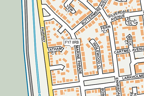 FY7 8RB map - OS OpenMap – Local (Ordnance Survey)