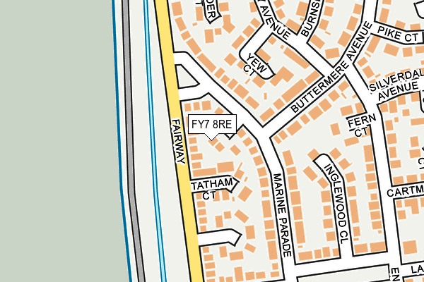 FY7 8RE map - OS OpenMap – Local (Ordnance Survey)