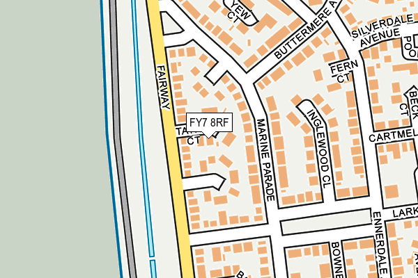 FY7 8RF map - OS OpenMap – Local (Ordnance Survey)