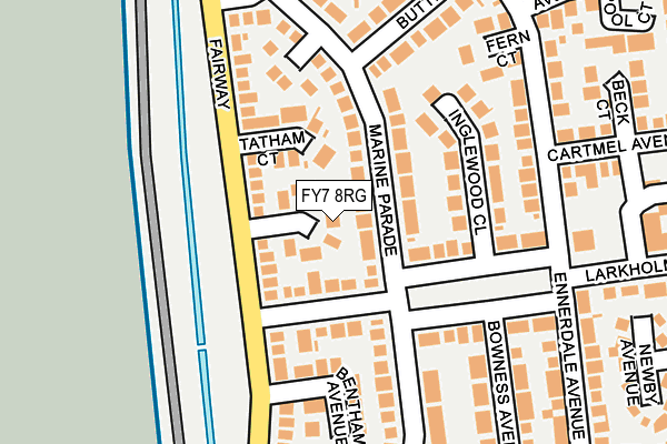 FY7 8RG map - OS OpenMap – Local (Ordnance Survey)