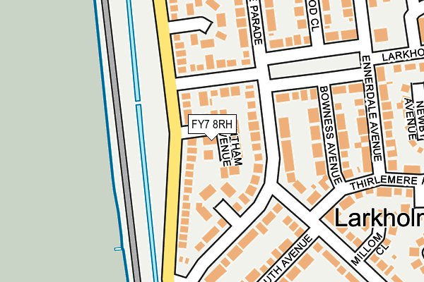 FY7 8RH map - OS OpenMap – Local (Ordnance Survey)
