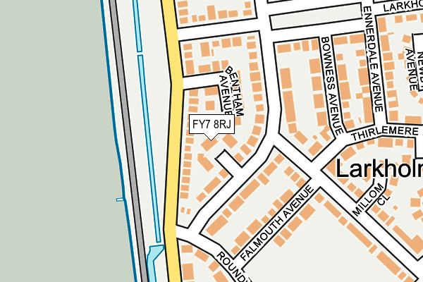 FY7 8RJ map - OS OpenMap – Local (Ordnance Survey)