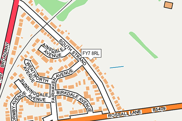 FY7 8RL map - OS OpenMap – Local (Ordnance Survey)