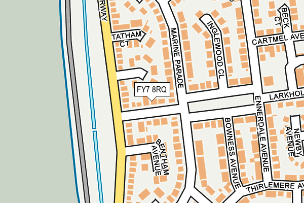 FY7 8RQ map - OS OpenMap – Local (Ordnance Survey)