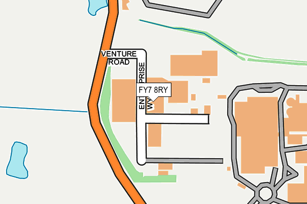 FY7 8RY map - OS OpenMap – Local (Ordnance Survey)
