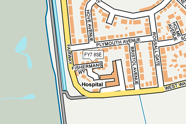 FY7 8SE map - OS OpenMap – Local (Ordnance Survey)