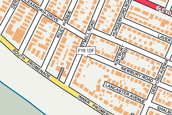FY8 1DF map - OS OpenMap – Local (Ordnance Survey)