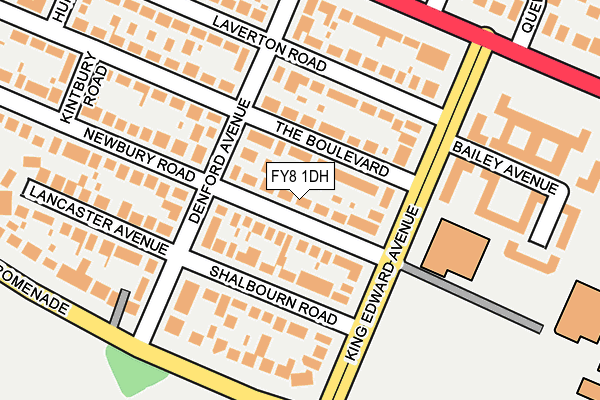 FY8 1DH map - OS OpenMap – Local (Ordnance Survey)