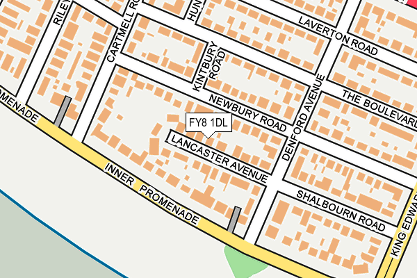 FY8 1DL map - OS OpenMap – Local (Ordnance Survey)