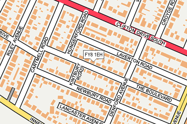 FY8 1EH map - OS OpenMap – Local (Ordnance Survey)