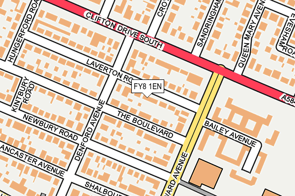 FY8 1EN map - OS OpenMap – Local (Ordnance Survey)