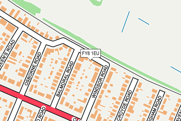 FY8 1EU map - OS OpenMap – Local (Ordnance Survey)