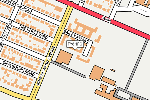 FY8 1FG map - OS OpenMap – Local (Ordnance Survey)
