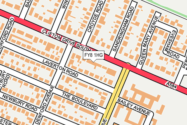 FY8 1HG map - OS OpenMap – Local (Ordnance Survey)